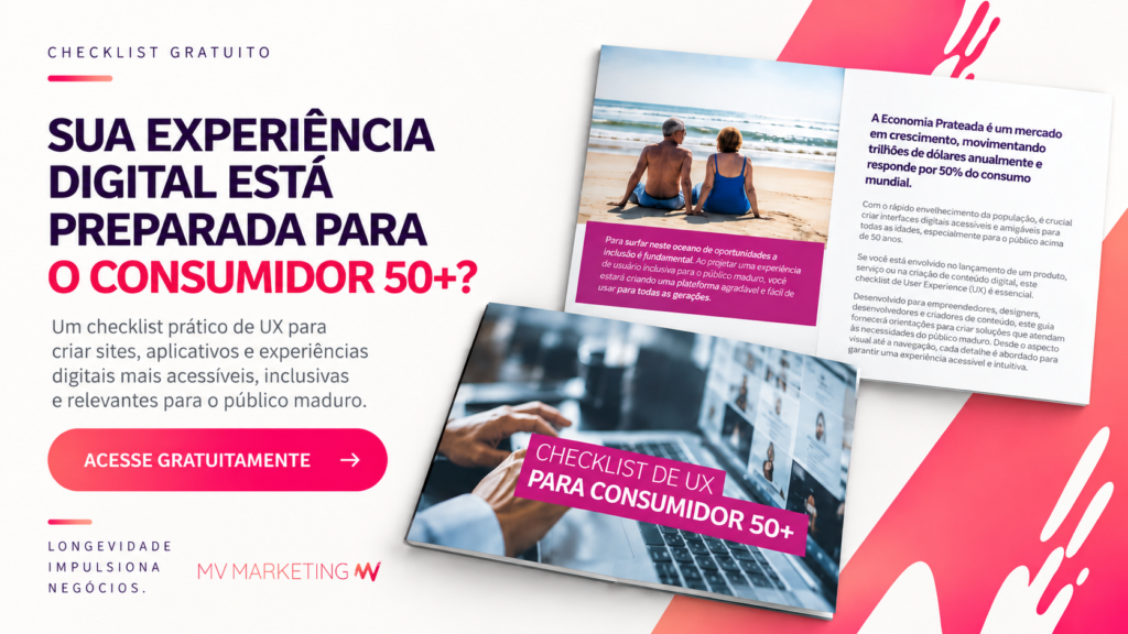 Checklist UX - Banner Material Rico | MV Marketing