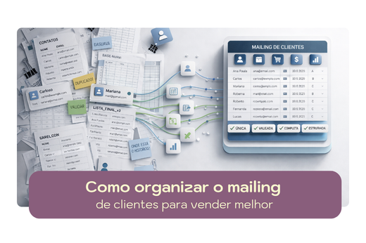 Como organizar o mailing de clientes para vender melhor